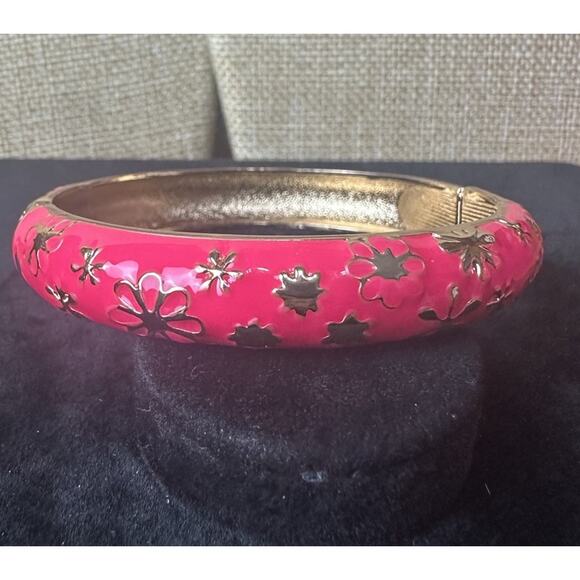 Sequin Jewelry - Sequin Nordstrom Multicolor Gold Tone Statement Enamel Bangle Bracelet # 399